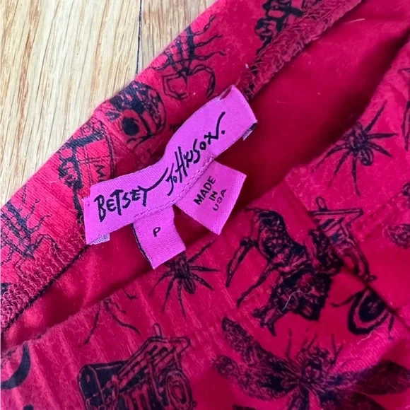 - bug print leggings and dress. Y2K Vintage Betsey Johnson - Picture 8 of 9